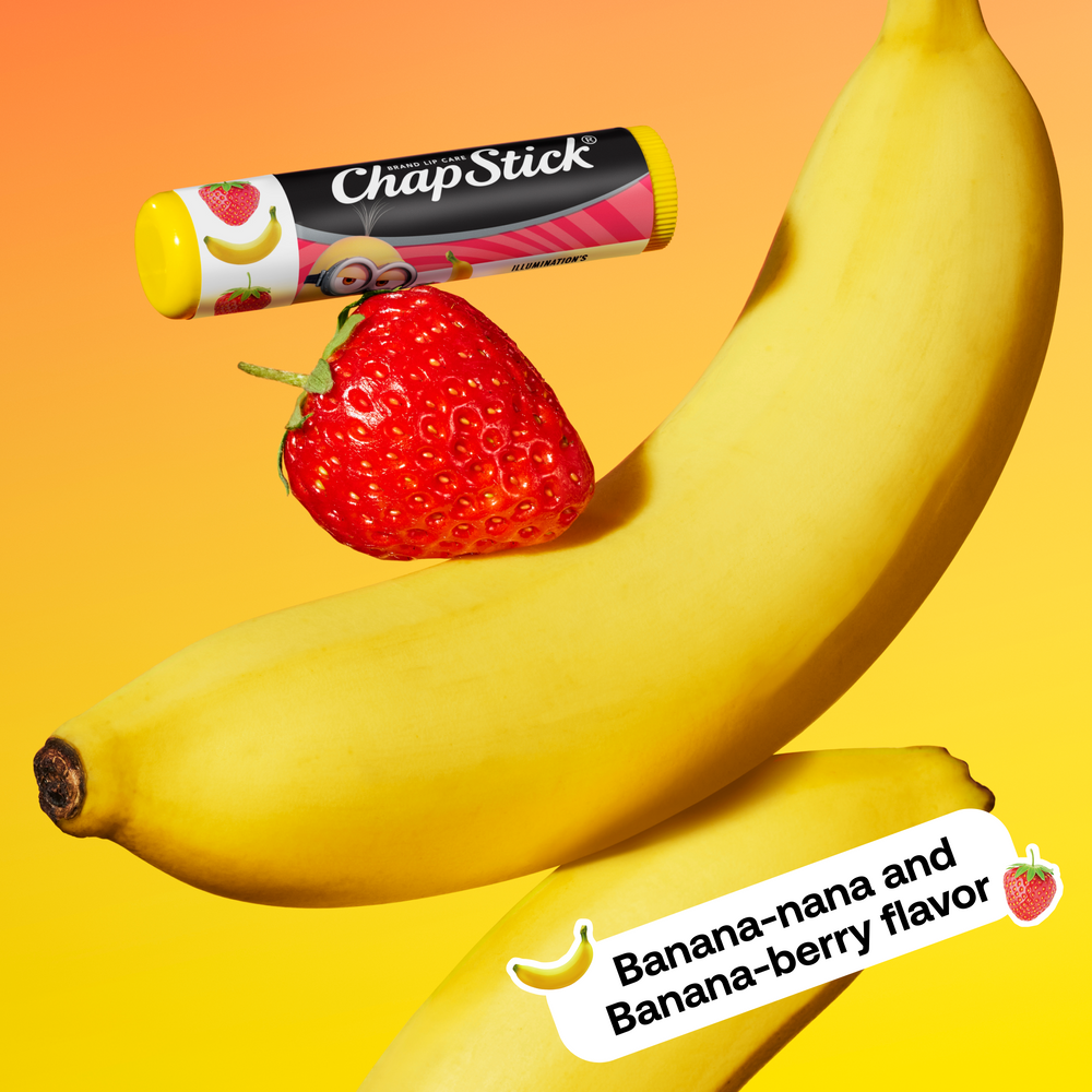 Chapstick Minions Banana-nana 3CT: Banana-nana, Banana-berry, and