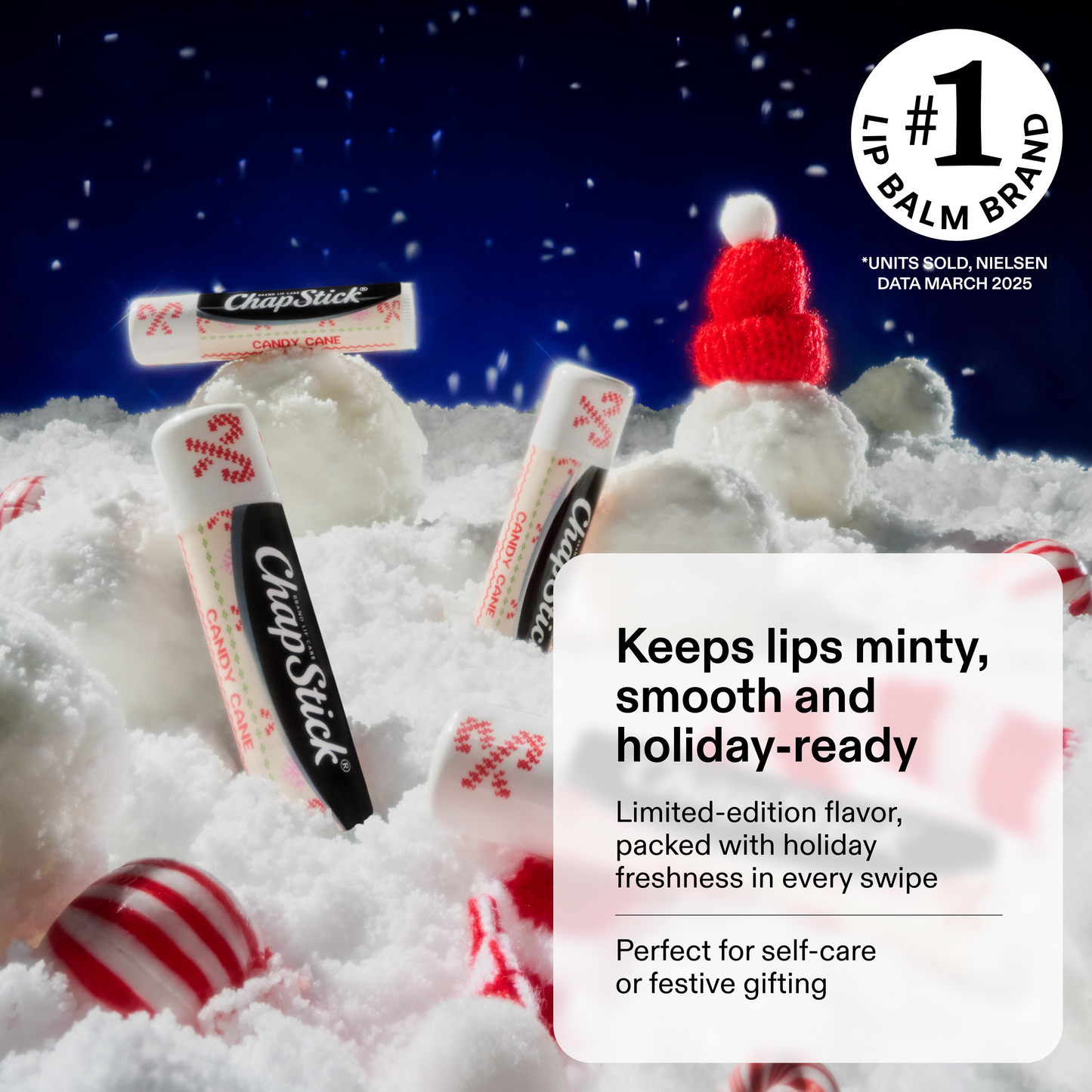 
                  
                    ChapStick Candy Cane Lip Balm, 12-count Refill Pack
                  
                