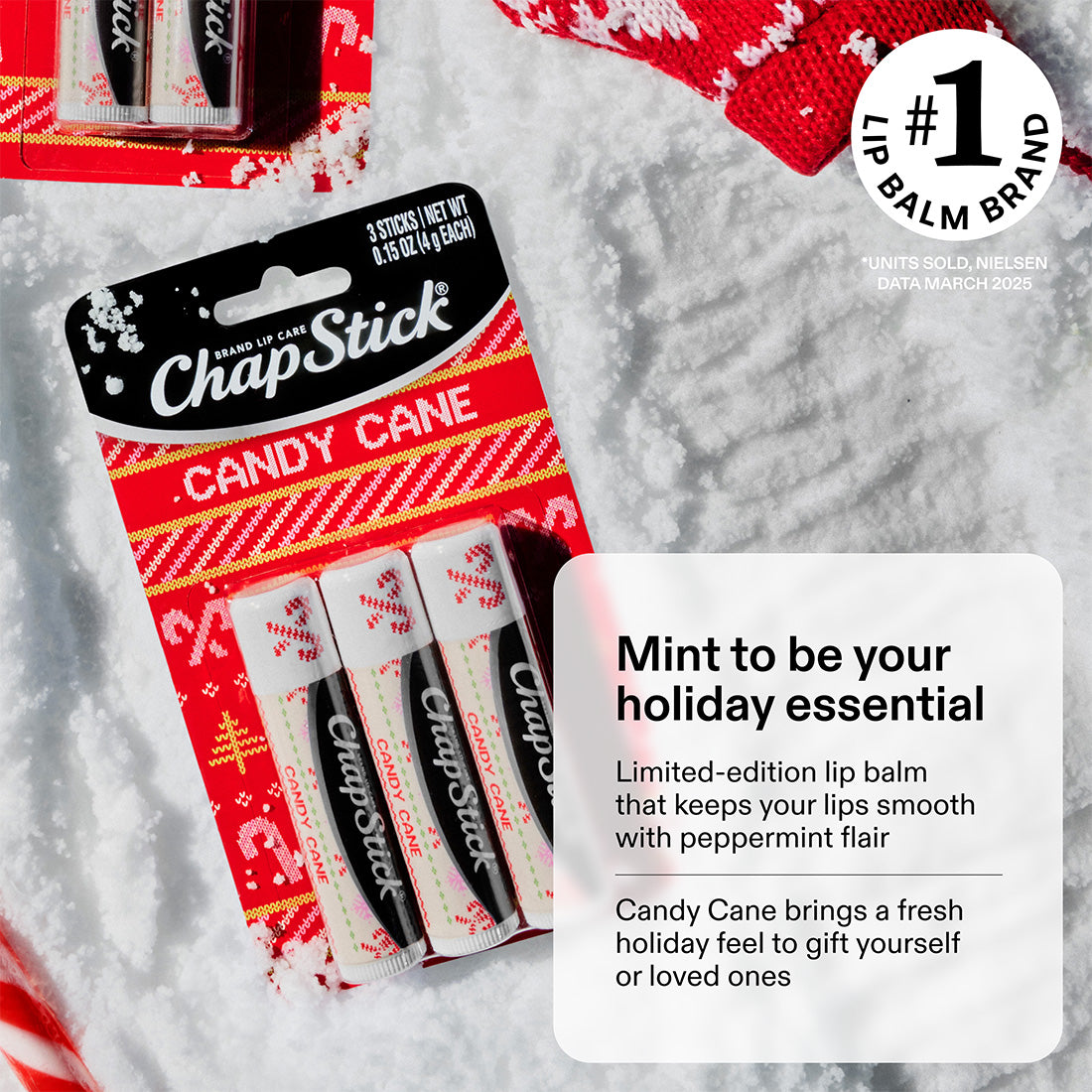 
                  
                    ChapStick Holiday Collection 3ct: Candy Cane
                  
                