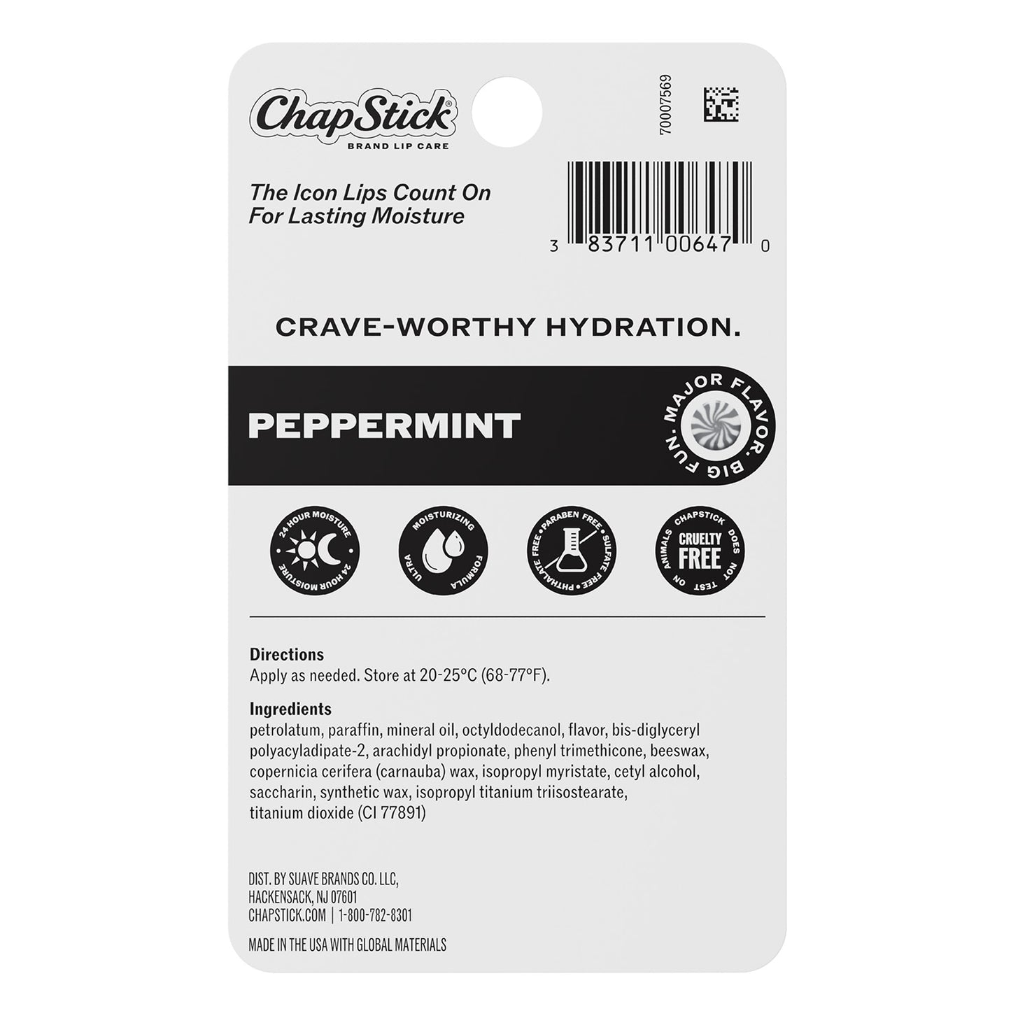 
                  
                    ChapStick Peppermint 3 Pack Lip Balm
                  
                