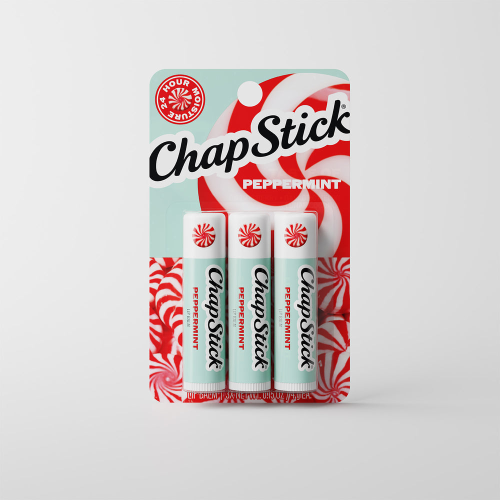 Peppermint 3 Pack Lip Balm