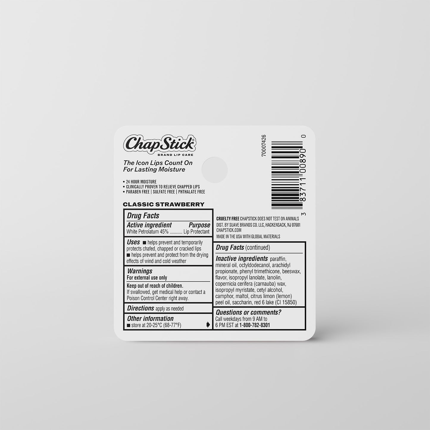 
                  
                    ChapStick Classic Strawberry Lip Balm
                  
                