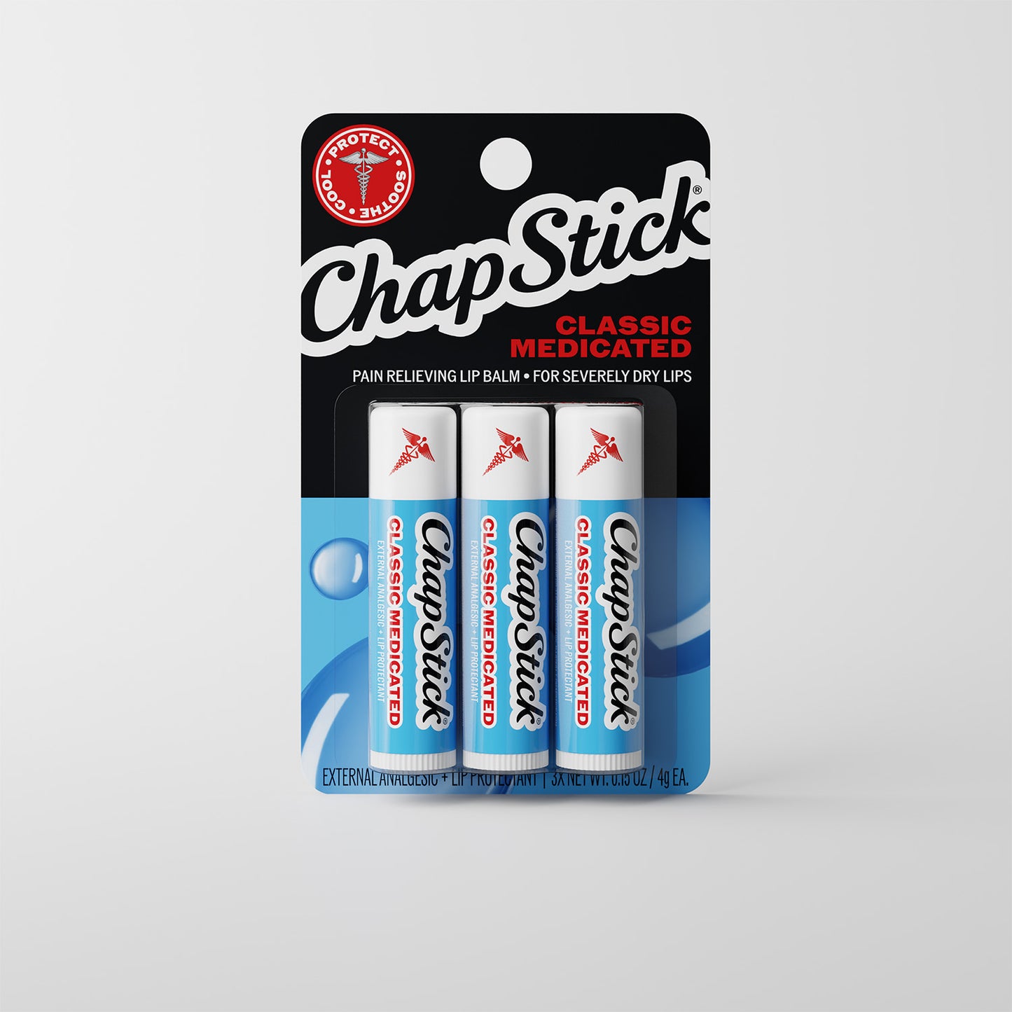 
                  
                    ChapStick Classic Medicated Lip Balm
                  
                