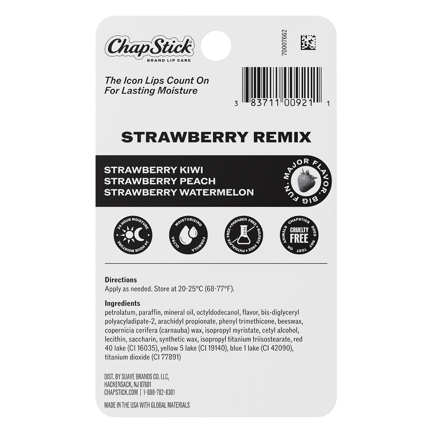 
                  
                    ChapStick Strawberry Remix 3 Pack Lip Balm
                  
                