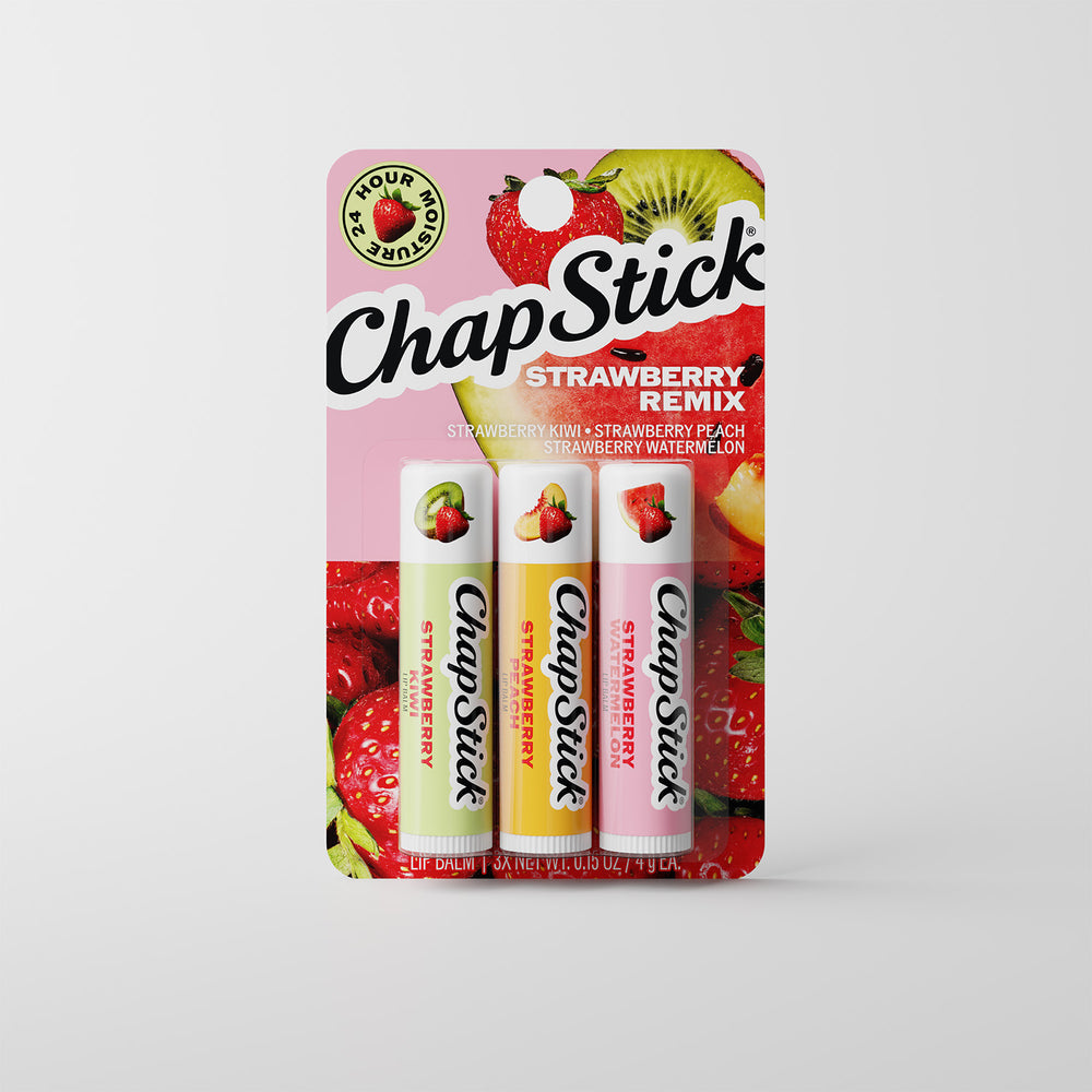 Strawberry Remix 3 Pack Lip Balm