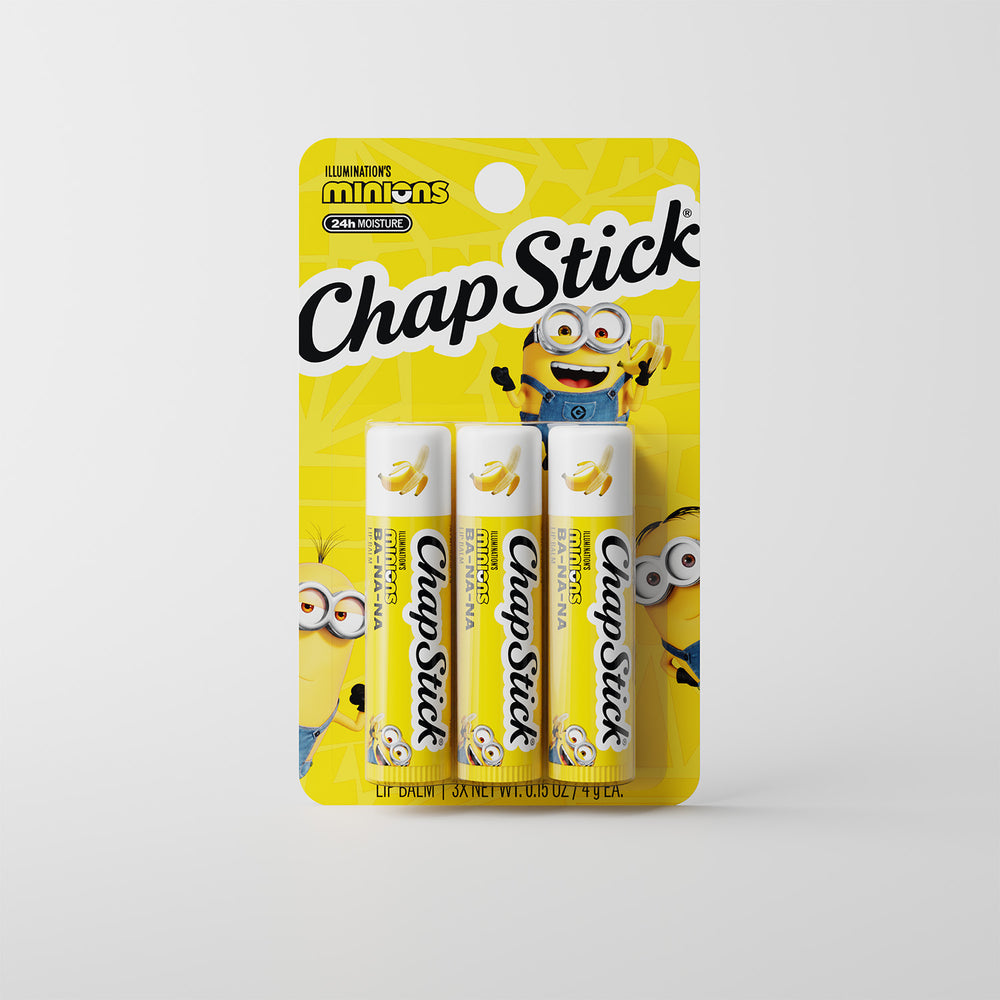 Minions Banana-nana 3 Pack Lip Balm