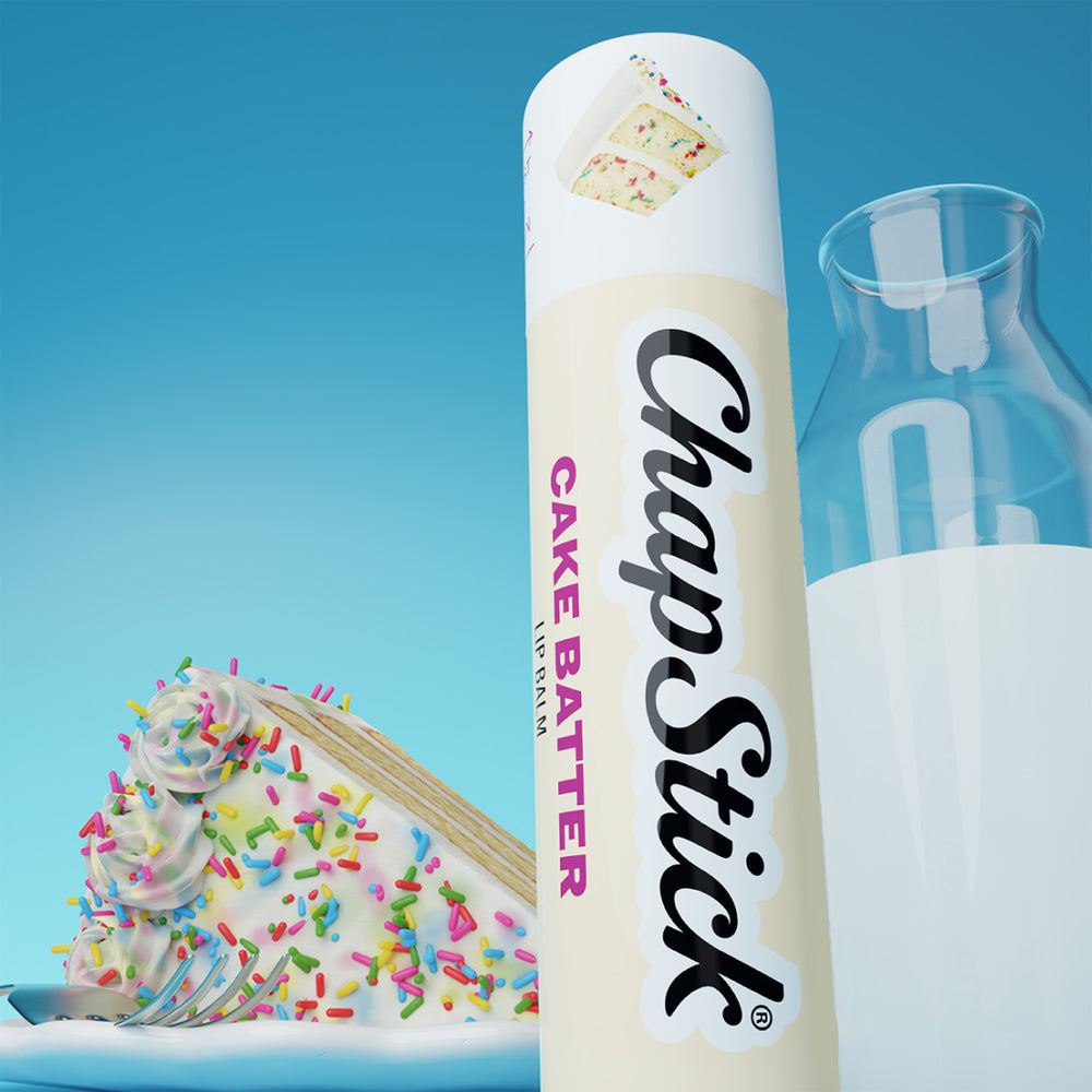 ChapStick Cake Batter lip balm multipack in retail display box