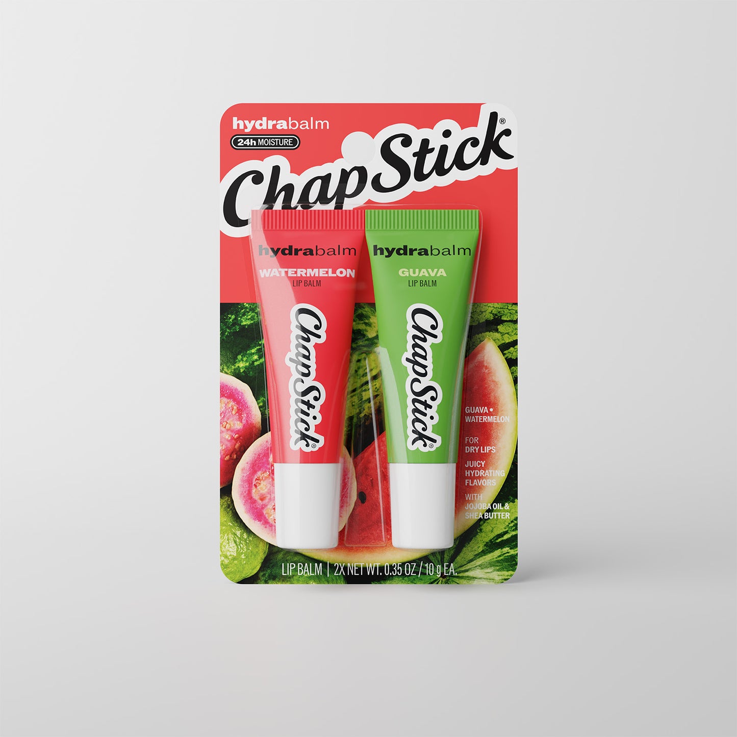 ChapStick Hydrabalm Guava Watermelon 2PK