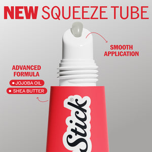 ChapStick Hydrabalm lip balm squeeze tube with red cap and smooth application tip