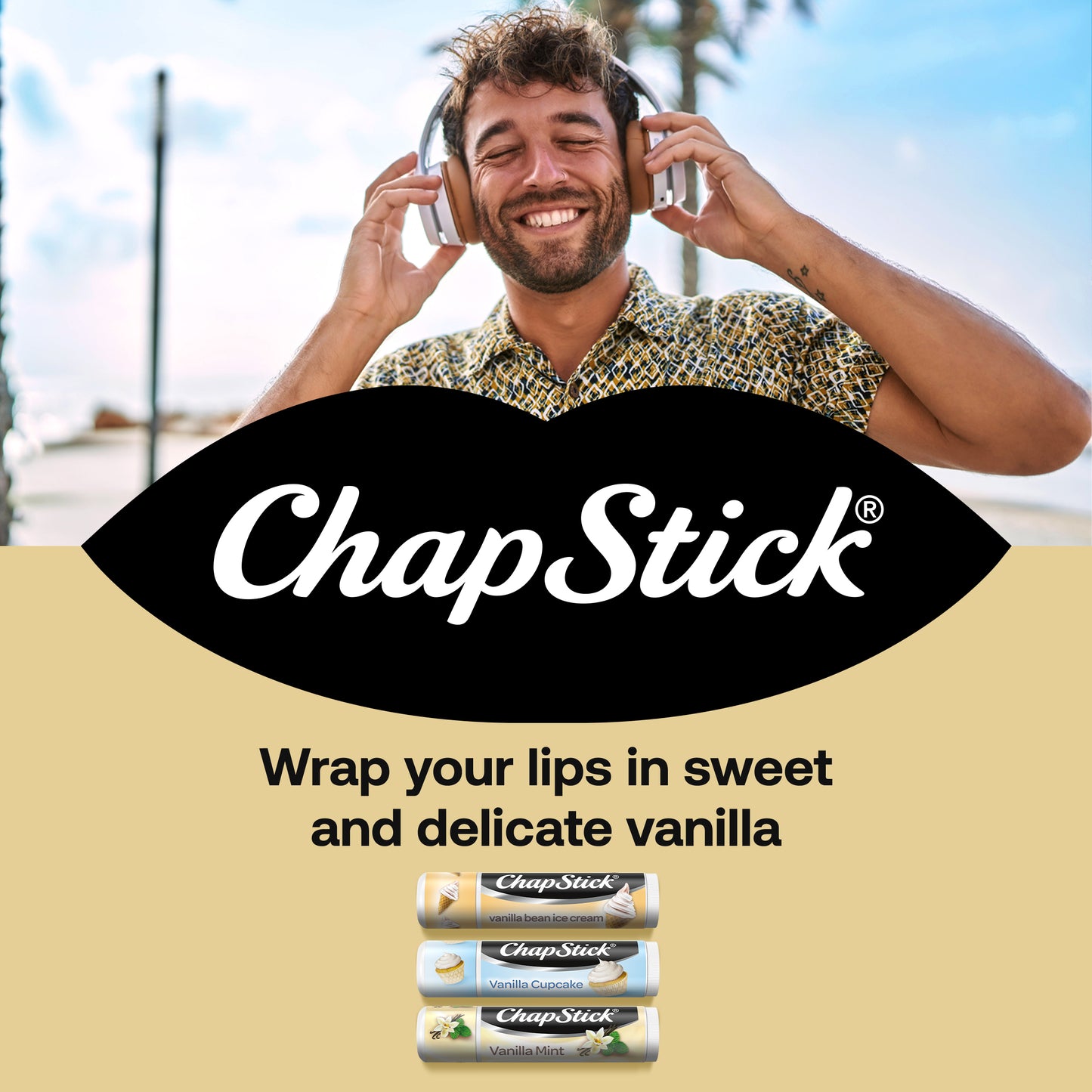 
                  
                    Chapstick Vanilla Favorites 3ct by ChapStick lip balm set with three 0.15 ounce vanilla mint sticks
                  
                