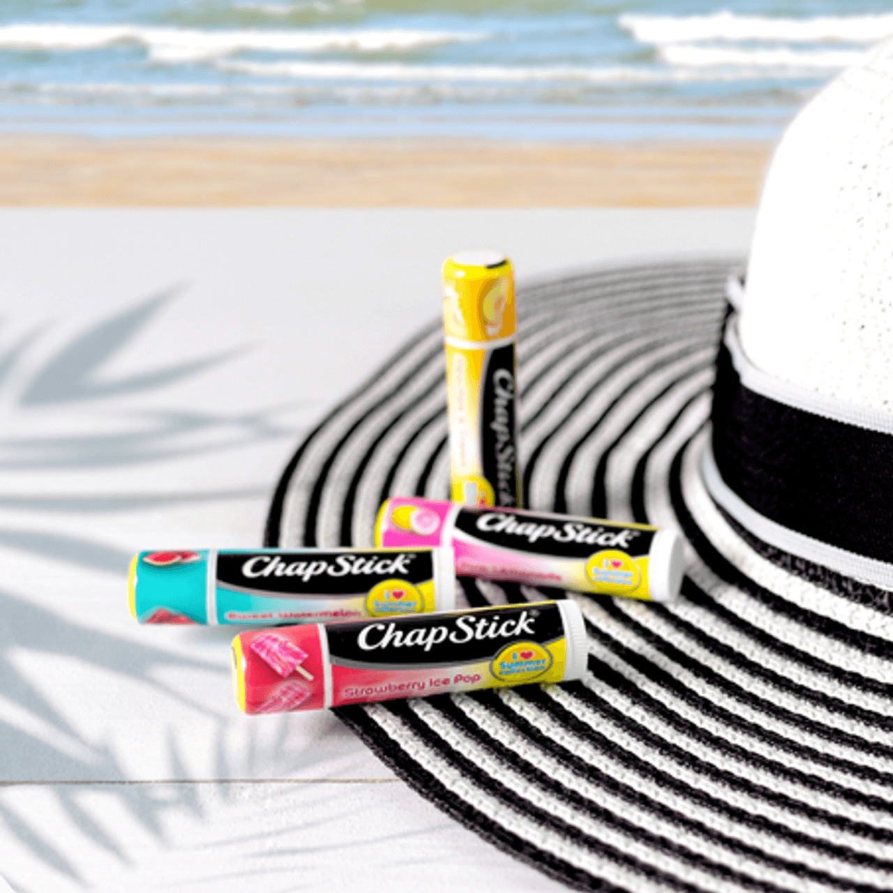 
                  
                    ChapStick® I Love Summer Collection Strawberry Ice Pop  (0.15 ounce, box of 12).
                  
                
