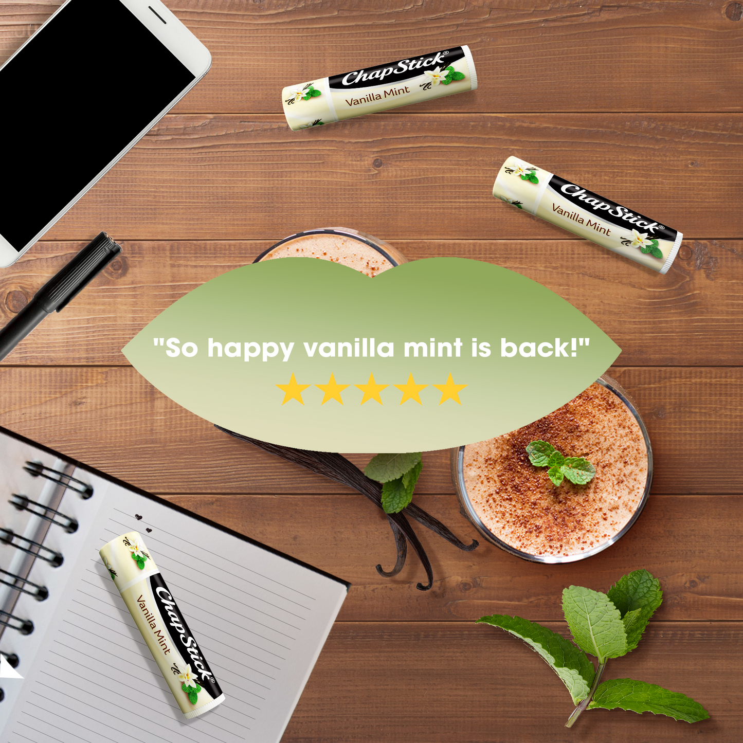 
                  
                    ChapStick Vanilla Mint Lip Balm
                  
                