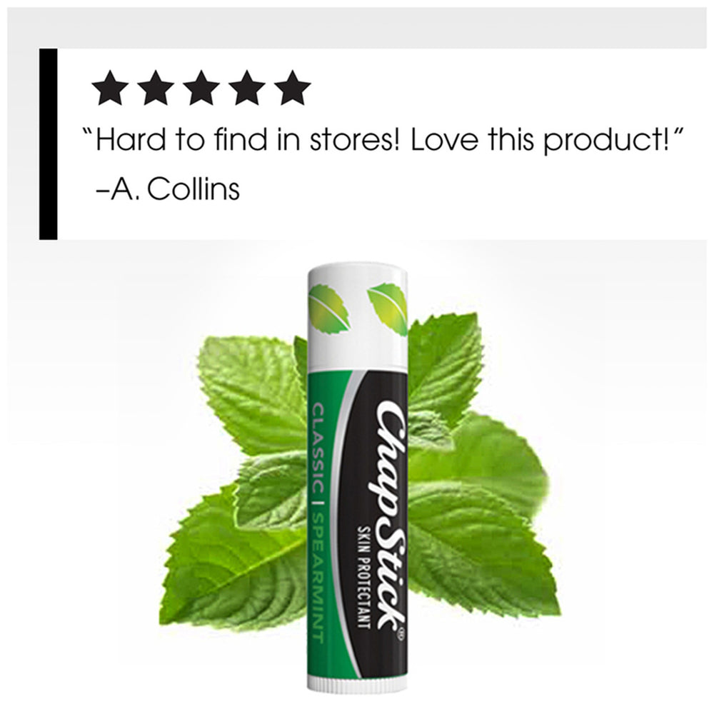 
                  
                    ChapStick® Classic Spearmint Flavor Skin Protectant Lip Balm (0.15 ounce, box of 12)
                  
                